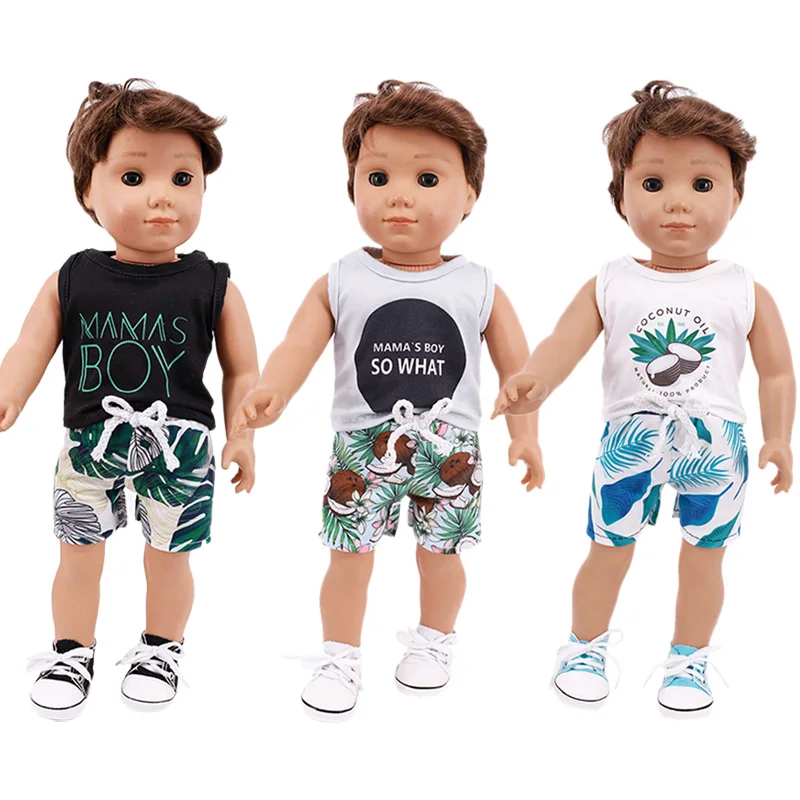 Doll Clothes 3Pcs/Set Hat+ Sweater+Jeans For 18Inch American&43Cm Baby Doll Accessories,Our Generation Baby Girl`s Christmas Toy