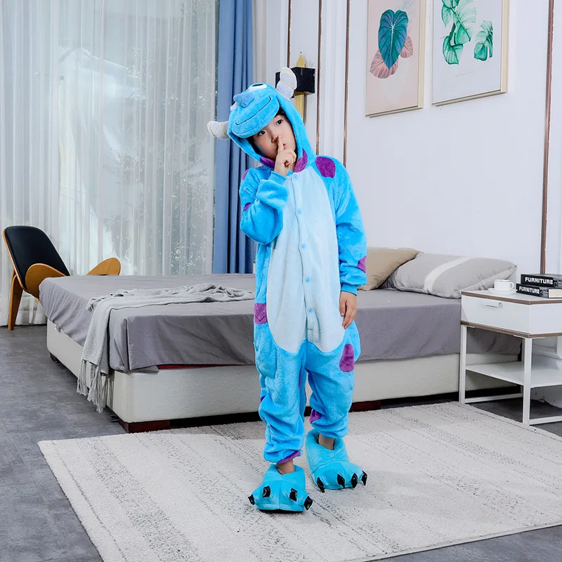 Women Men Onesies Kigurumi Sulley Cartoon Onesie Anime Pajamas Winter Outfit Festival Party Suit Gift For Halloween Christmas