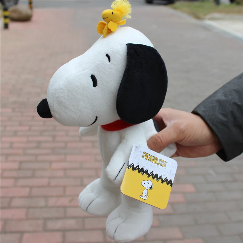 1piece 25CM Peanuts Snoopy with Woodstock bird Plush soft toys Snoopy dog toys best Christmas present Valentine's Day gift