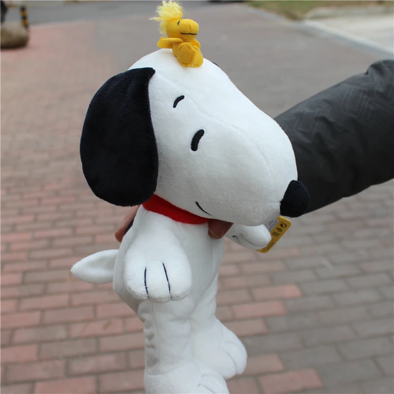 1piece 25CM Peanuts Snoopy with Woodstock bird Plush soft toys Snoopy dog toys best Christmas present Valentine's Day gift