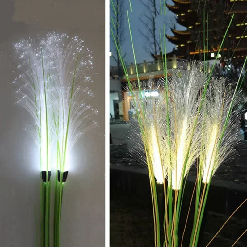 LED Solar Garden Reed Lamp Outdoor Waterproof Lawn Light Yard Christmas Decoration Path Lighting Decor Solar Power Light