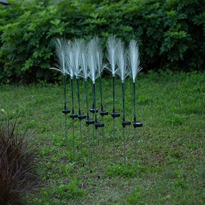 LED Solar Garden Reed Lamp Outdoor Waterproof Lawn Light Yard Christmas Decoration Path Lighting Decor Solar Power Light