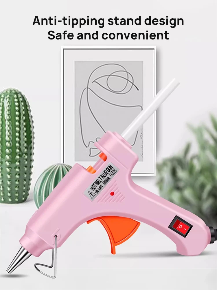 50/70W Mini Home Hot Melt Glue Gun Handmade Jewelry Accessories DIY Christmas Decoration Tool With Glue Gun Stick 7mm