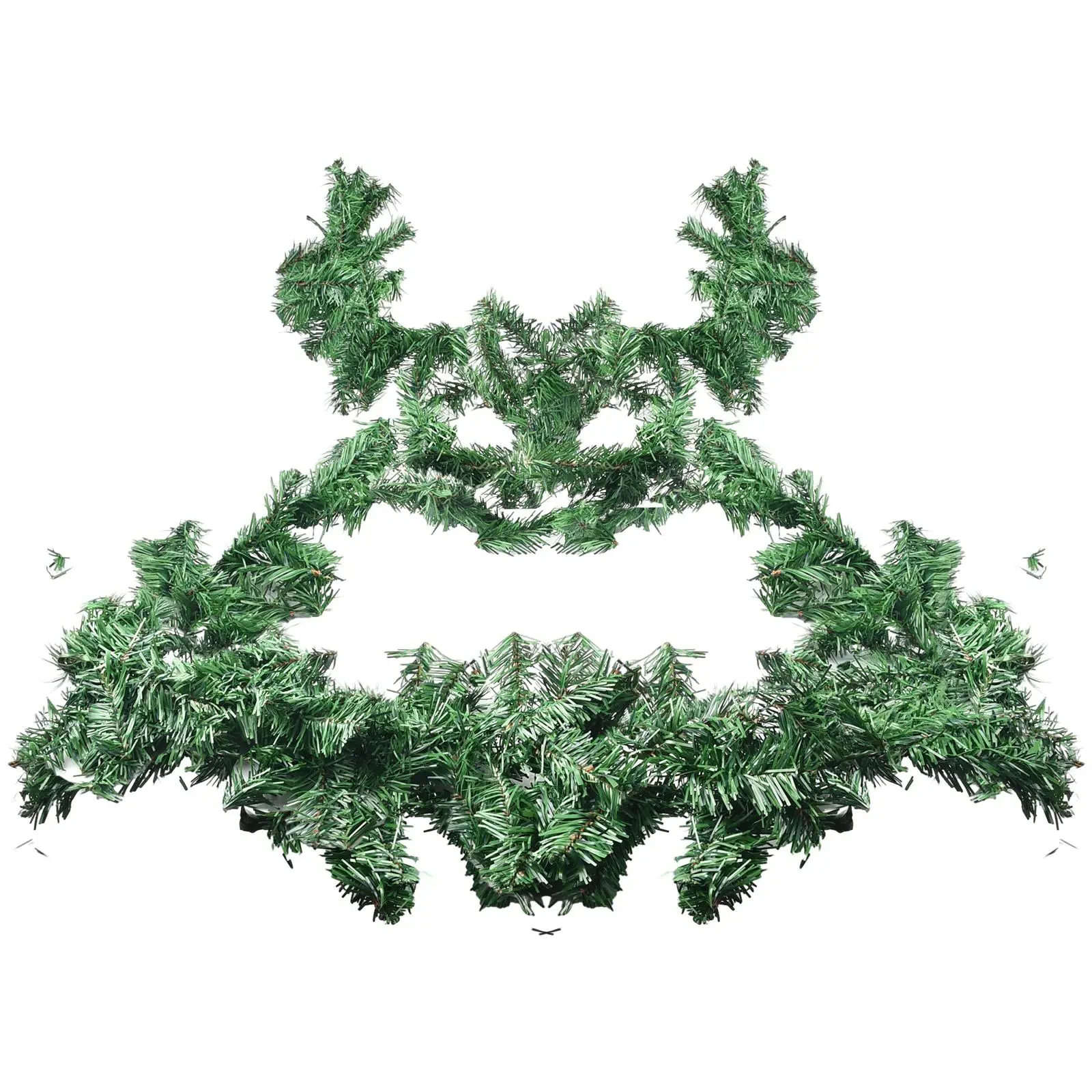 1pcs 2.7M Artificial Green Christmas Garland Wreath Christmas Pine Tree Rattan Decor Home Decor Xmas Stair Decoration