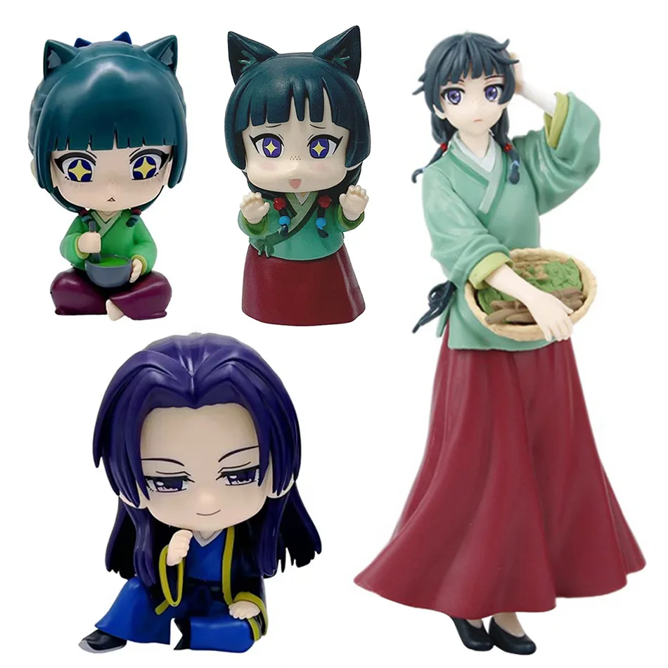Q Version Anime The Apothecary Diaries Figure Maomi Action Figural Pvc Model Kawaii Car Decoration Doll Kids Toy Christmas Gift