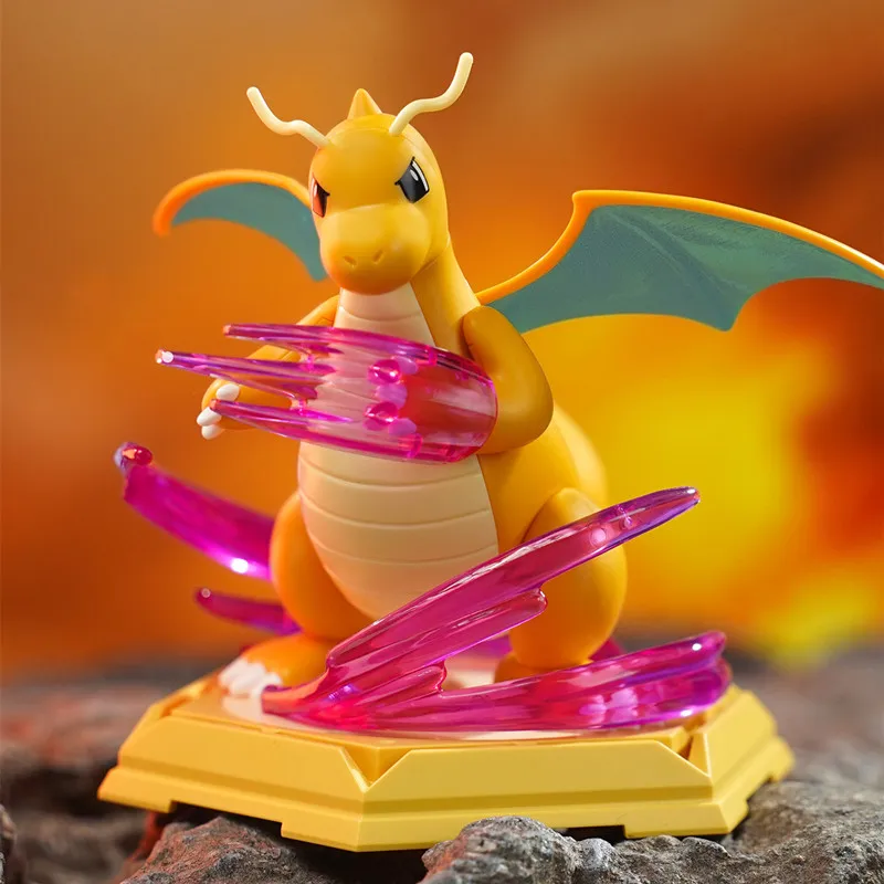 Gengar Charizard Eevee Dragonite Gardevoir Garchomp Anime Figure Model Peripheral Assemble Toys Blind Box Ornament Birthday Gift