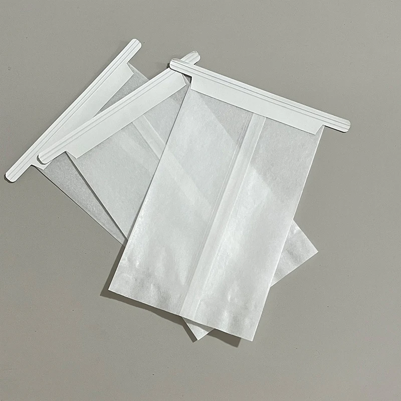 100pcs White Cotton Paper Bags 10.5*17cm Photo Cards DIY Handmade Jewelry Packaging Pouches with Wire Gift Christmas Wrapping