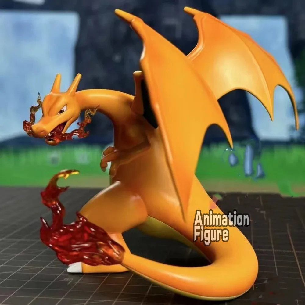 Pokemon Figure 10cm Dragonite Figure Pet Animal Genie Spitfire Charizard mega X Figurine Pvc Model Room Decora Toys Christmas Fo