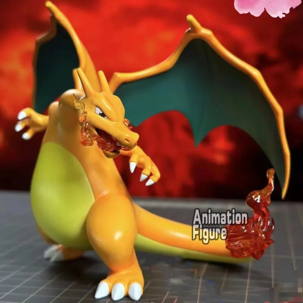 Pokemon Figure 10cm Dragonite Figure Pet Animal Genie Spitfire Charizard mega X Figurine Pvc Model Room Decora Toys Christmas Fo
