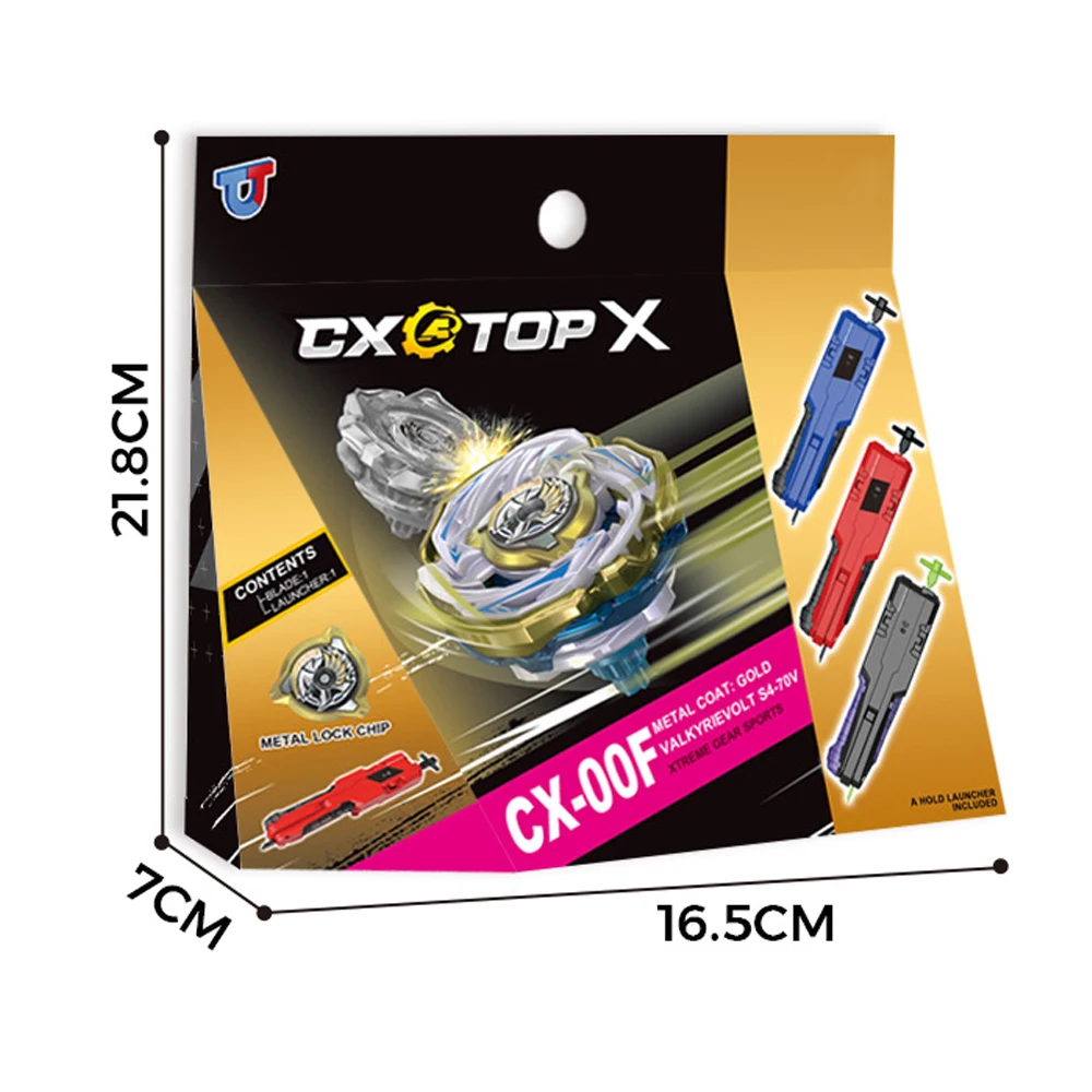 Bey X CX-00 Valkyrie Volt Booster Battle Top with Launcher Set Spinning Toy Gyro Holiday Christmas Gift