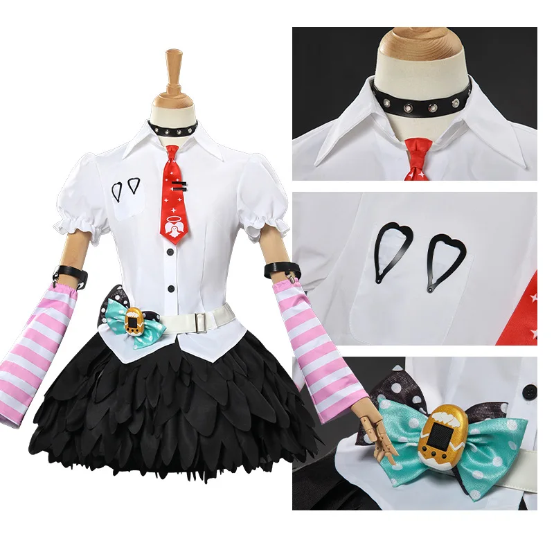 Zenless Zone Zero Sunna Cosplay Costume Wig Anime Game ZZZ Sunna Christmas Halloween Party Clothing