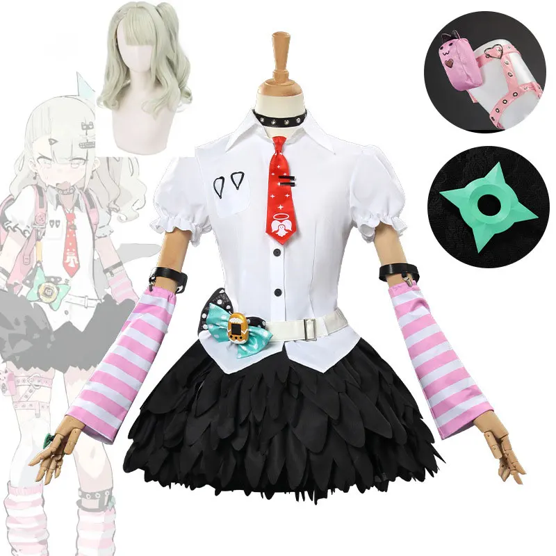 Zenless Zone Zero Sunna Cosplay Costume Wig Anime Game ZZZ Sunna Christmas Halloween Party Clothing