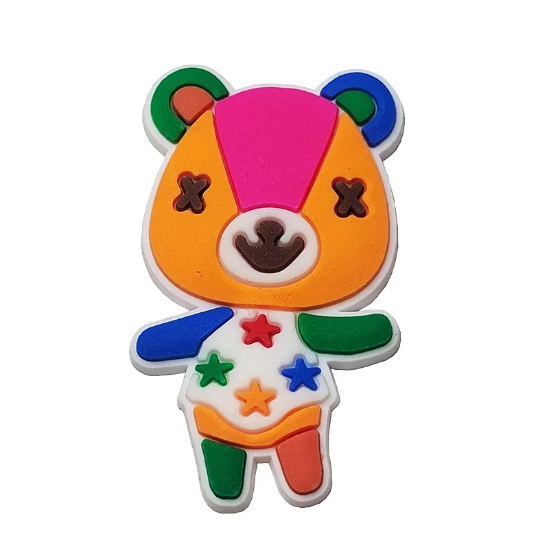 12-24Pcs Animals Cartoon Shoe Charms For Slides Sandals, PVC Shoe Decoration Accessories For Christmas Birthday Gift Party Favor