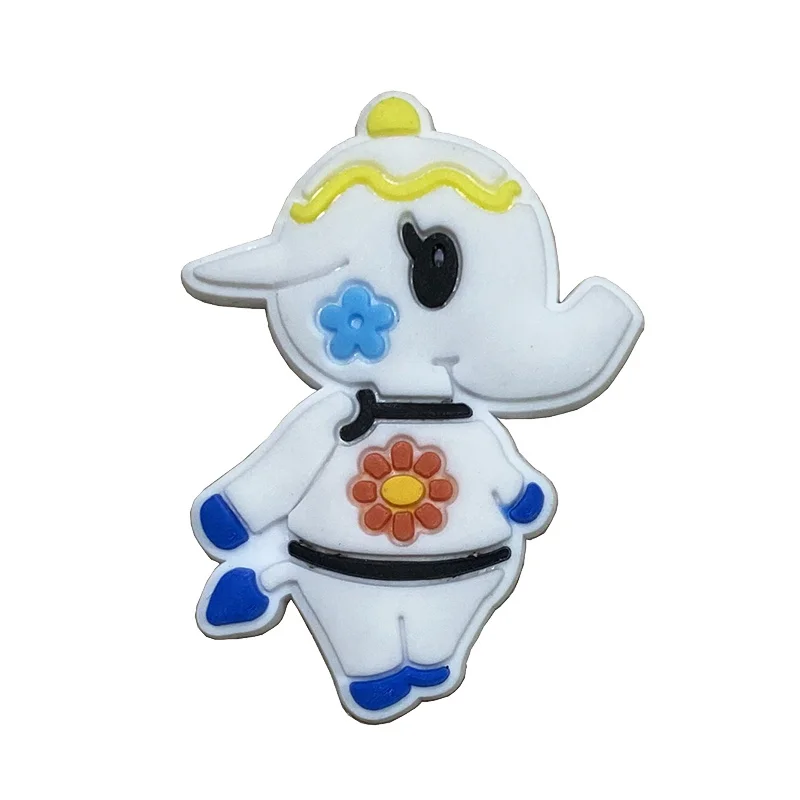 12-24Pcs Animals Cartoon Shoe Charms For Slides Sandals, PVC Shoe Decoration Accessories For Christmas Birthday Gift Party Favor