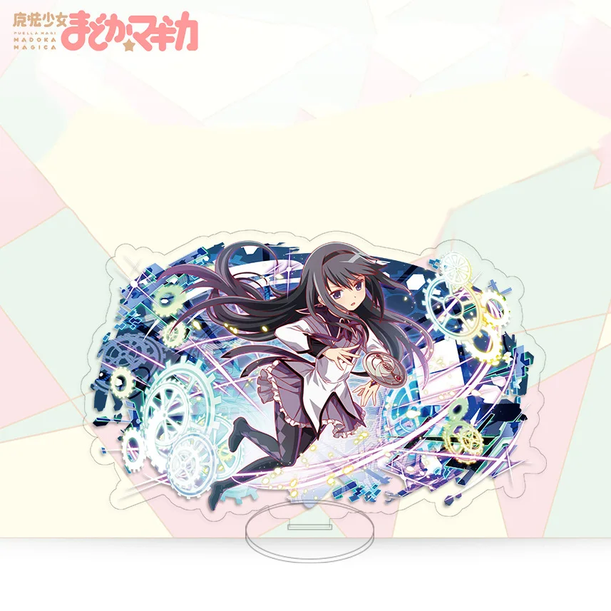 15cm Anime Puella Magi Madoka Magica Acrylic Stand Model Figure Cosplay Plate Holder Topper Cartoon Birthday Fans Christmas Gift