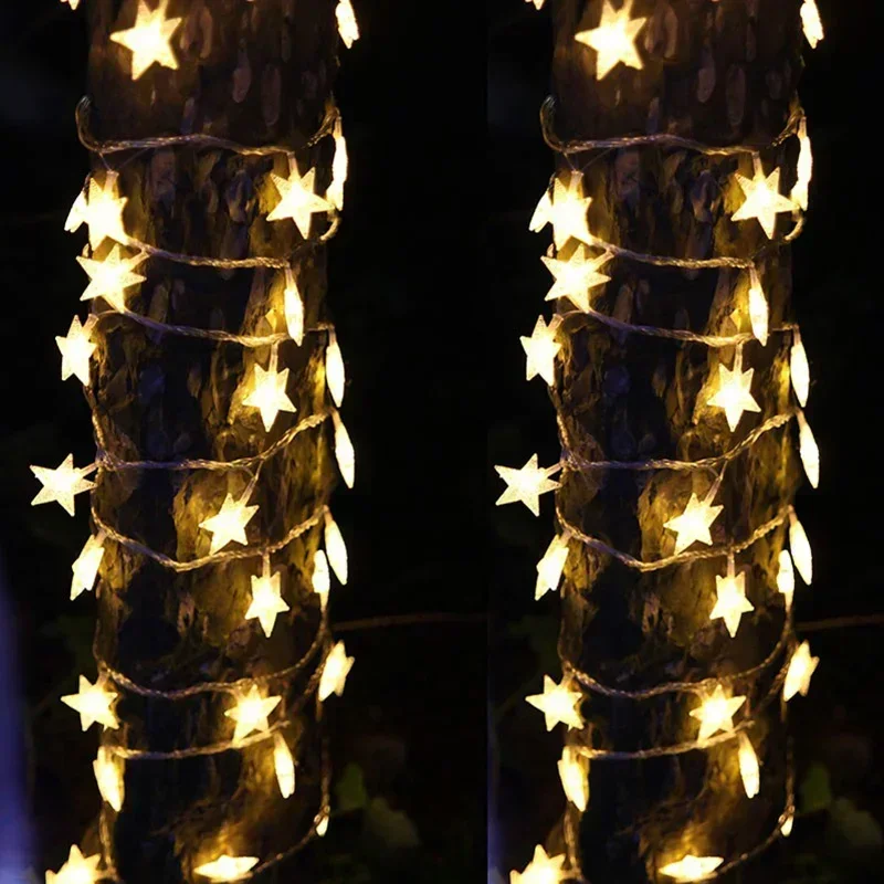 1.5M/3M/6M/10M LED String Lights Star Chain Lights Garland Lamps Bulb Fairy Lights Party Home Wedding Garden Christmas Decor