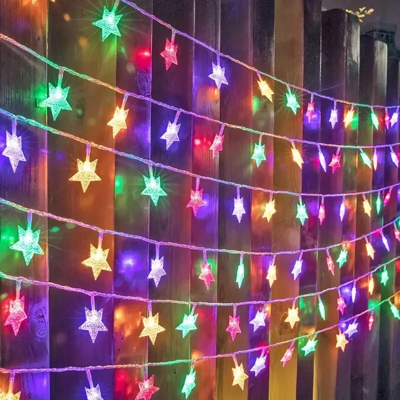 1.5M/3M/6M/10M LED String Lights Star Chain Lights Garland Lamps Bulb Fairy Lights Party Home Wedding Garden Christmas Decor