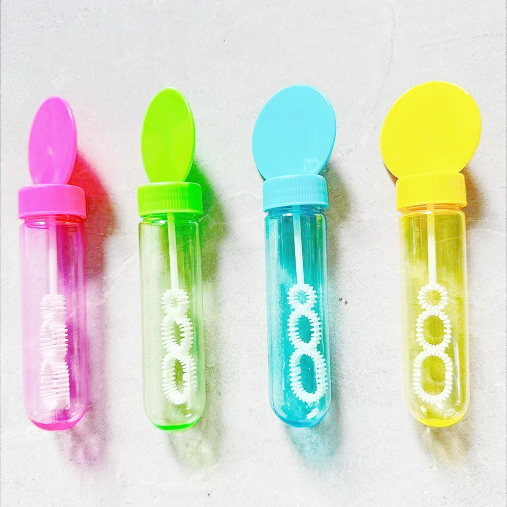 12/24 Pcs Liquid Free Bubble Empty Tube Birthday Wedding Party Guest Gift Decoration Christmas Carnival School Prize Gift Pack