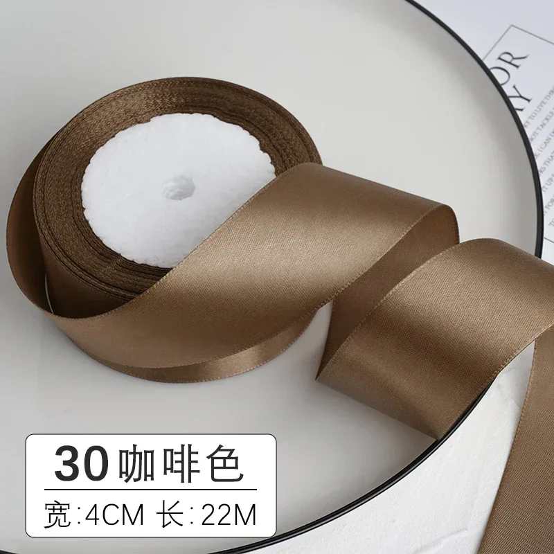 1-1.5-2-2.5-4-5cm Satin Ribbon DIY Crafts Handmade Roses Material Christmas Halloween Wedding Birthday Party Gift Wrapping Tape