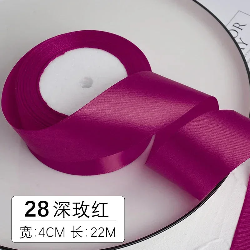 1-1.5-2-2.5-4-5cm Satin Ribbon DIY Crafts Handmade Roses Material Christmas Halloween Wedding Birthday Party Gift Wrapping Tape
