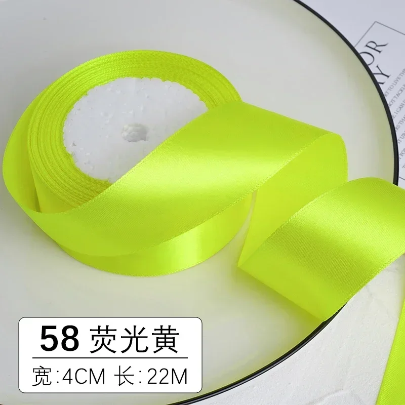 1-1.5-2-2.5-4-5cm Satin Ribbon DIY Crafts Handmade Roses Material Christmas Halloween Wedding Birthday Party Gift Wrapping Tape