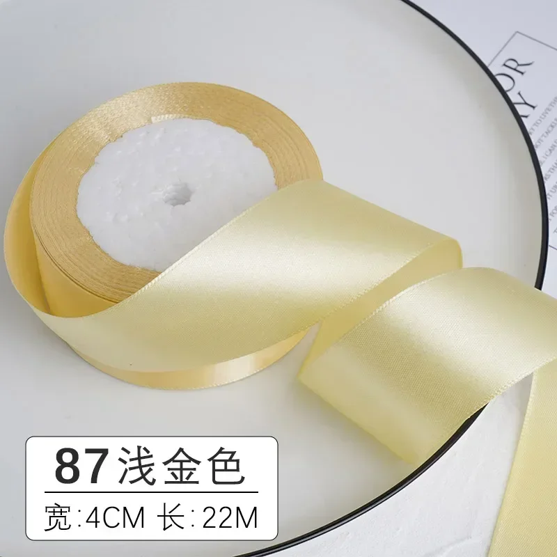 1-1.5-2-2.5-4-5cm Satin Ribbon DIY Crafts Handmade Roses Material Christmas Halloween Wedding Birthday Party Gift Wrapping Tape