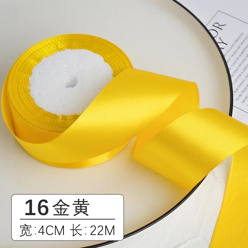 1-1.5-2-2.5-4-5cm Satin Ribbon DIY Crafts Handmade Roses Material Christmas Halloween Wedding Birthday Party Gift Wrapping Tape