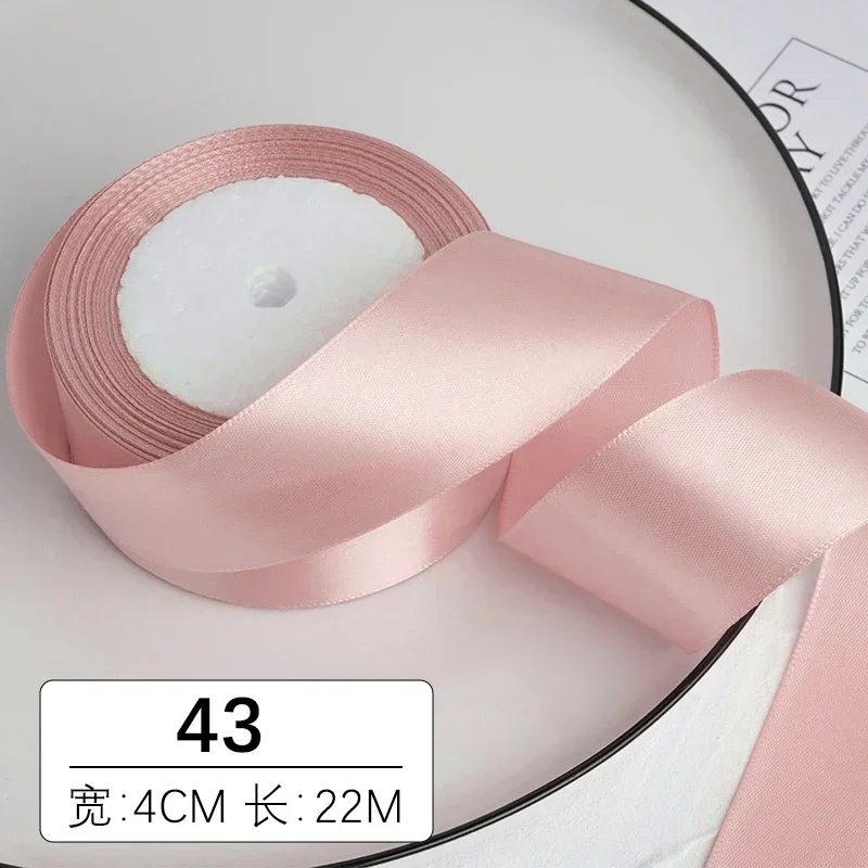 1-1.5-2-2.5-4-5cm Satin Ribbon DIY Crafts Handmade Roses Material Christmas Halloween Wedding Birthday Party Gift Wrapping Tape
