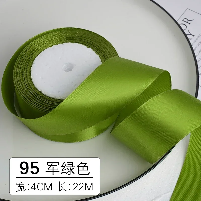 1-1.5-2-2.5-4-5cm Satin Ribbon DIY Crafts Handmade Roses Material Christmas Halloween Wedding Birthday Party Gift Wrapping Tape