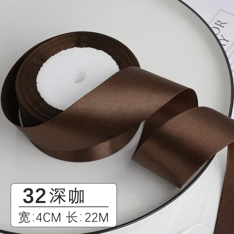1-1.5-2-2.5-4-5cm Satin Ribbon DIY Crafts Handmade Roses Material Christmas Halloween Wedding Birthday Party Gift Wrapping Tape