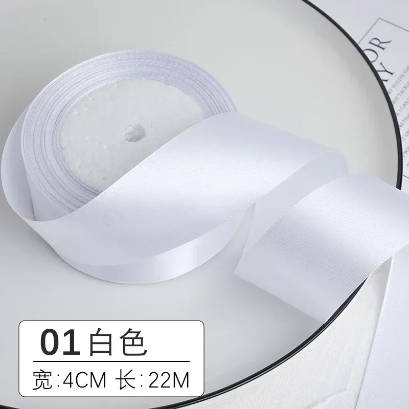 1-1.5-2-2.5-4-5cm Satin Ribbon DIY Crafts Handmade Roses Material Christmas Halloween Wedding Birthday Party Gift Wrapping Tape