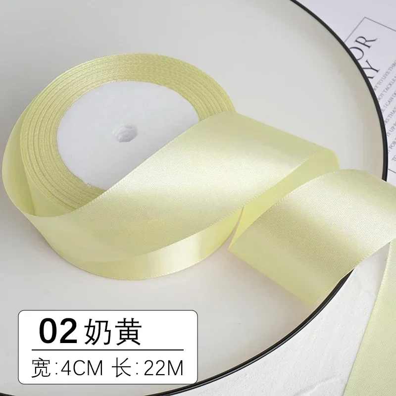 1-1.5-2-2.5-4-5cm Satin Ribbon DIY Crafts Handmade Roses Material Christmas Halloween Wedding Birthday Party Gift Wrapping Tape