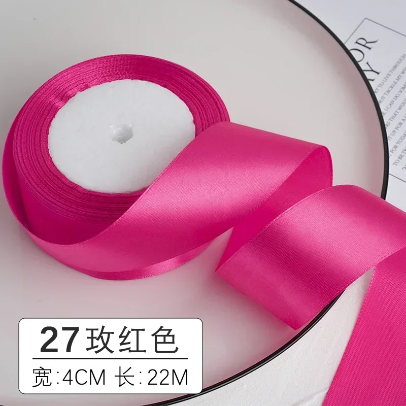 1-1.5-2-2.5-4-5cm Satin Ribbon DIY Crafts Handmade Roses Material Christmas Halloween Wedding Birthday Party Gift Wrapping Tape