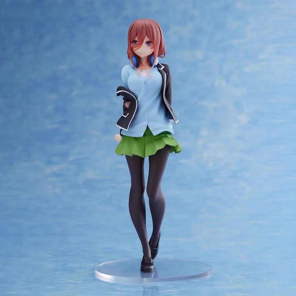 20cm Quintessential Quintuplets Nakano Miku Anime Figurine Action Figure Toys Doll Christmas Gift With Box