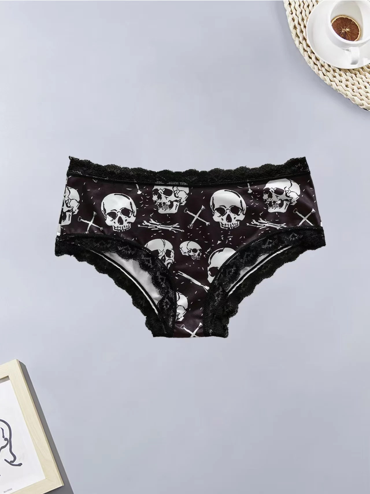4-PCS women's panties sexy lace panty fashionable and comfortable Christmas shorts for girls female underpants