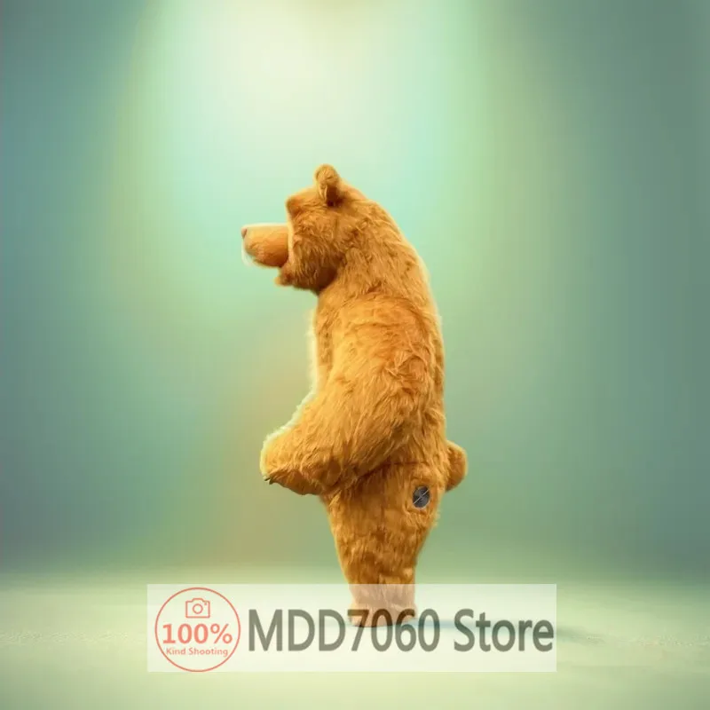 Brown Bear Inflatable Clothing Inflatable Halloween Christmas Party Role-Playing Clothing White Bear Inflatable Mascot Clothing