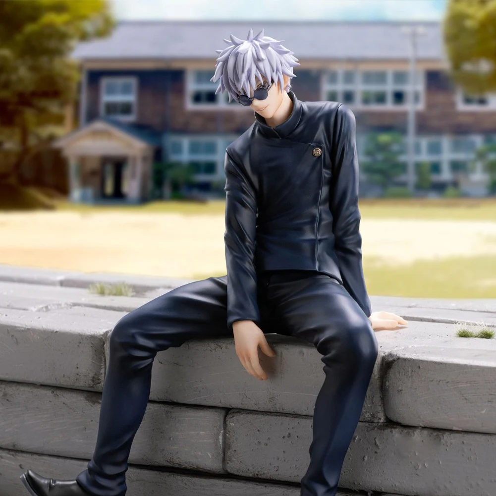 Anime JJK Figure Geto Suguru Gojo SATORU Fushiguro Toji Action Figure Sitting Pose Model Fushiguro Toji Figure Christmas Gift