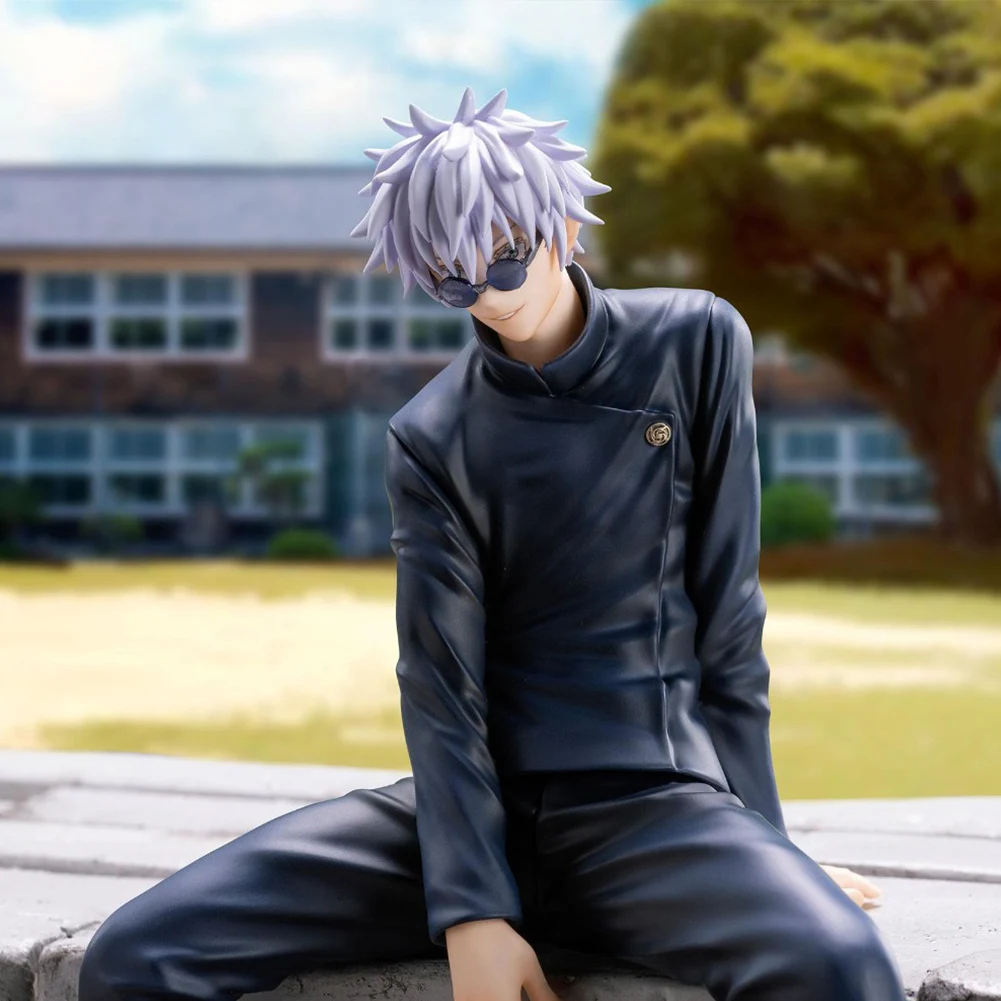 Anime JJK Figure Geto Suguru Gojo SATORU Fushiguro Toji Action Figure Sitting Pose Model Fushiguro Toji Figure Christmas Gift