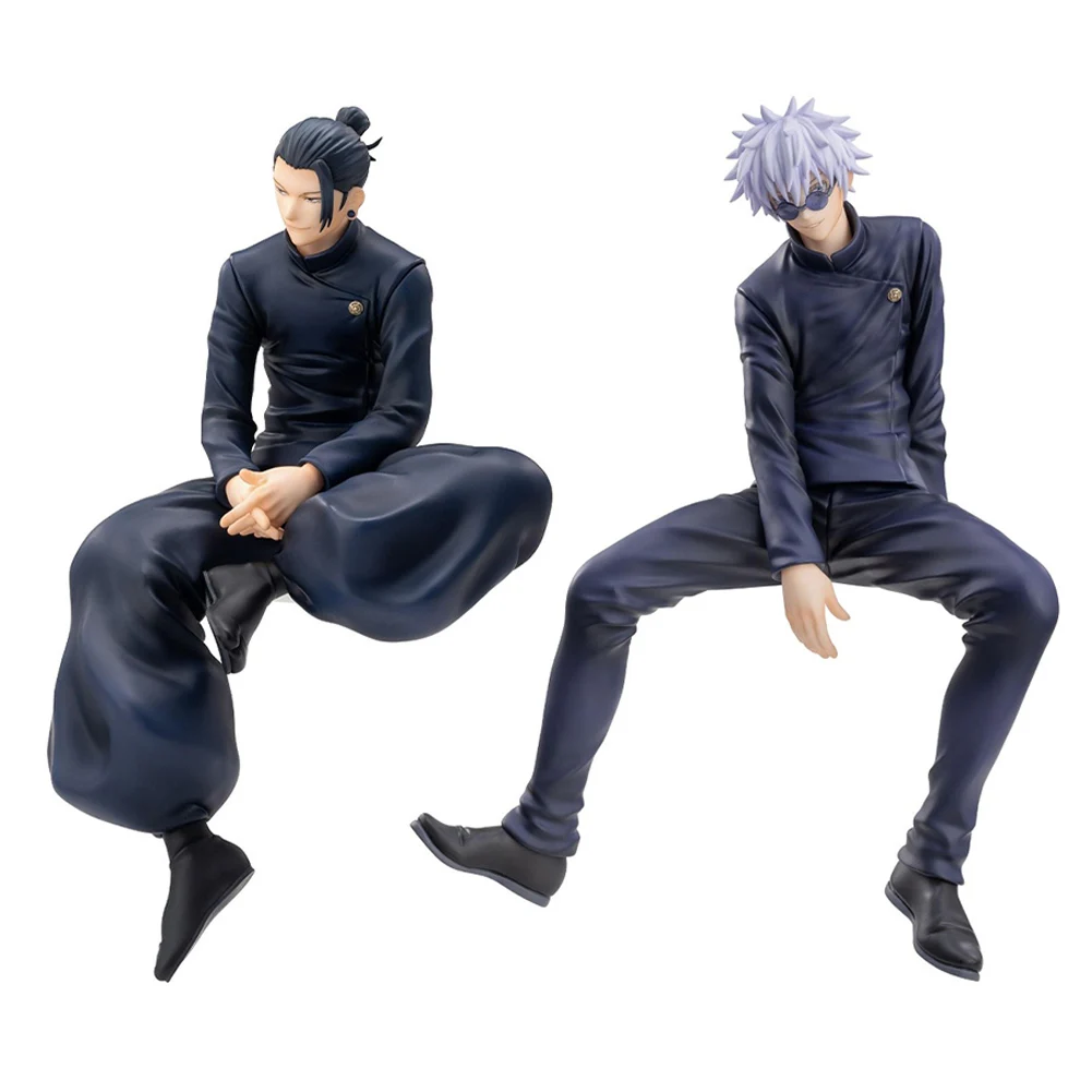 Anime JJK Figure Geto Suguru Gojo SATORU Fushiguro Toji Action Figure Sitting Pose Model Fushiguro Toji Figure Christmas Gift