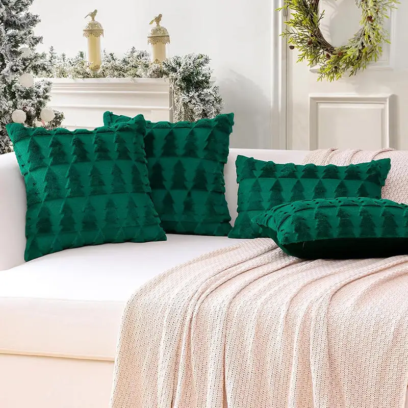 1PC Christmas Decorative Pillow Covers Cushion Cover Couch Cushion Case for Couch Sofa Holiday Festivals Winter Home Decoration