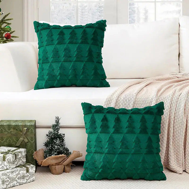 1PC Christmas Decorative Pillow Covers Cushion Cover Couch Cushion Case for Couch Sofa Holiday Festivals Winter Home Decoration