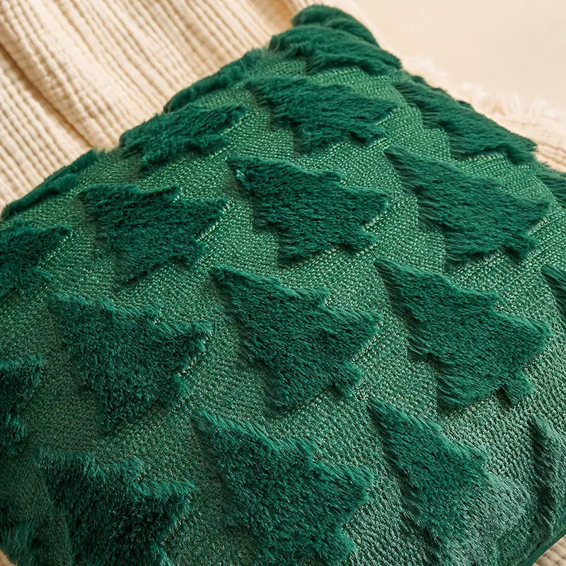 1PC Christmas Decorative Pillow Covers Cushion Cover Couch Cushion Case for Couch Sofa Holiday Festivals Winter Home Decoration
