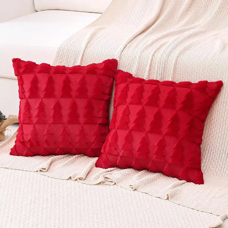1PC Christmas Decorative Pillow Covers Cushion Cover Couch Cushion Case for Couch Sofa Holiday Festivals Winter Home Decoration