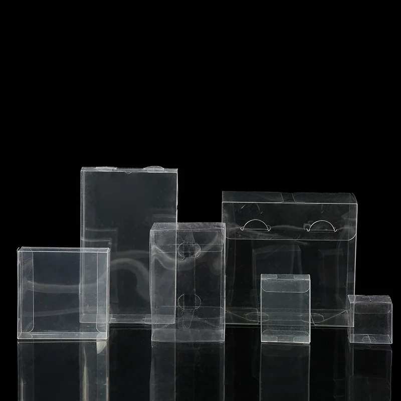 10 pieces of 3/4/5 * Hcm new transparent PVC box packaging wedding/Christmas favorite chocolate candy apple gift event