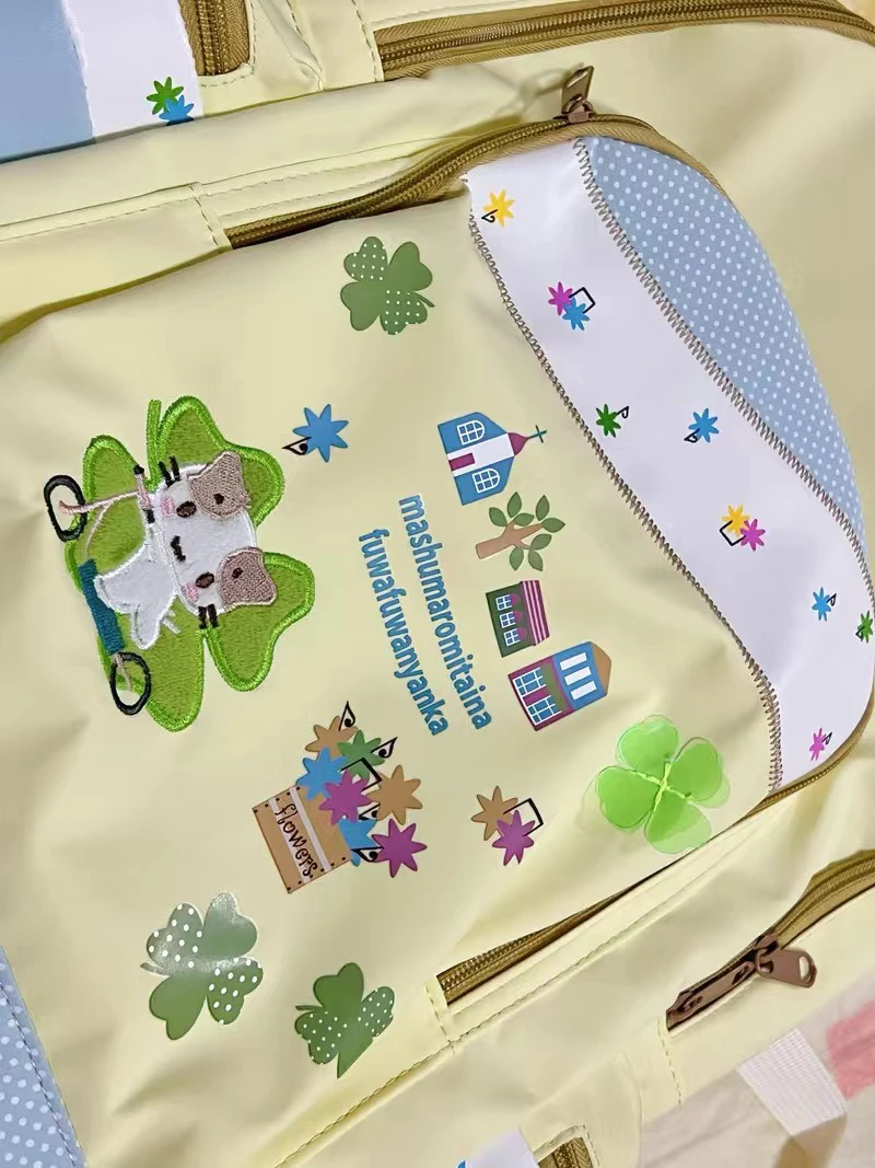 New Kawaii Masyumaro Fluffy Fuwa Nyanko Cat Backpack Bag Anime Cute Schoolbag Pencil Bag Case Children Kids Christmas Gift