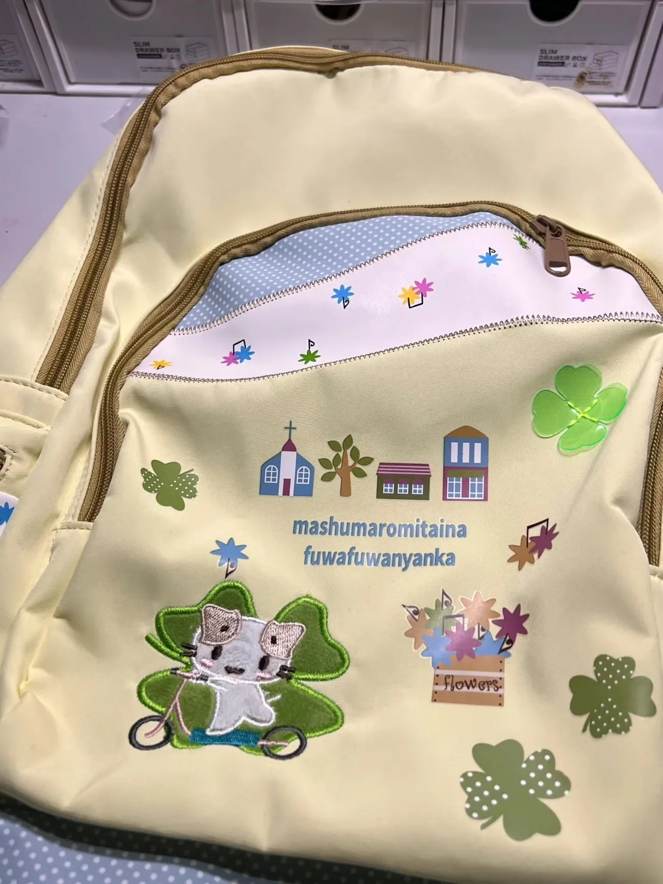 New Kawaii Masyumaro Fluffy Fuwa Nyanko Cat Backpack Bag Anime Cute Schoolbag Pencil Bag Case Children Kids Christmas Gift