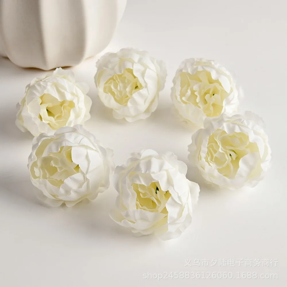 10/20Pcs Rose Artificial Flowers Heads for Home Decortion Party Wedding Decor Accessories Garden Crafts Manual Christmas Wreath