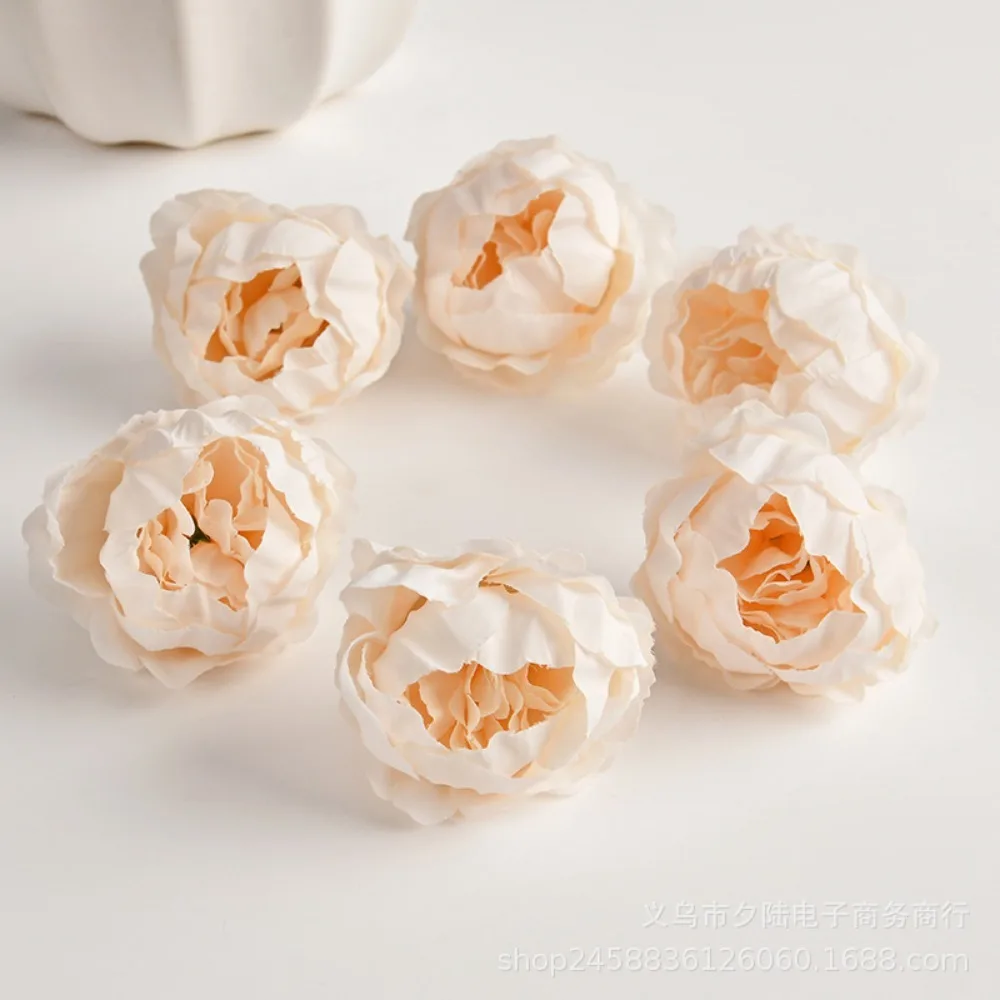 10/20Pcs Rose Artificial Flowers Heads for Home Decortion Party Wedding Decor Accessories Garden Crafts Manual Christmas Wreath