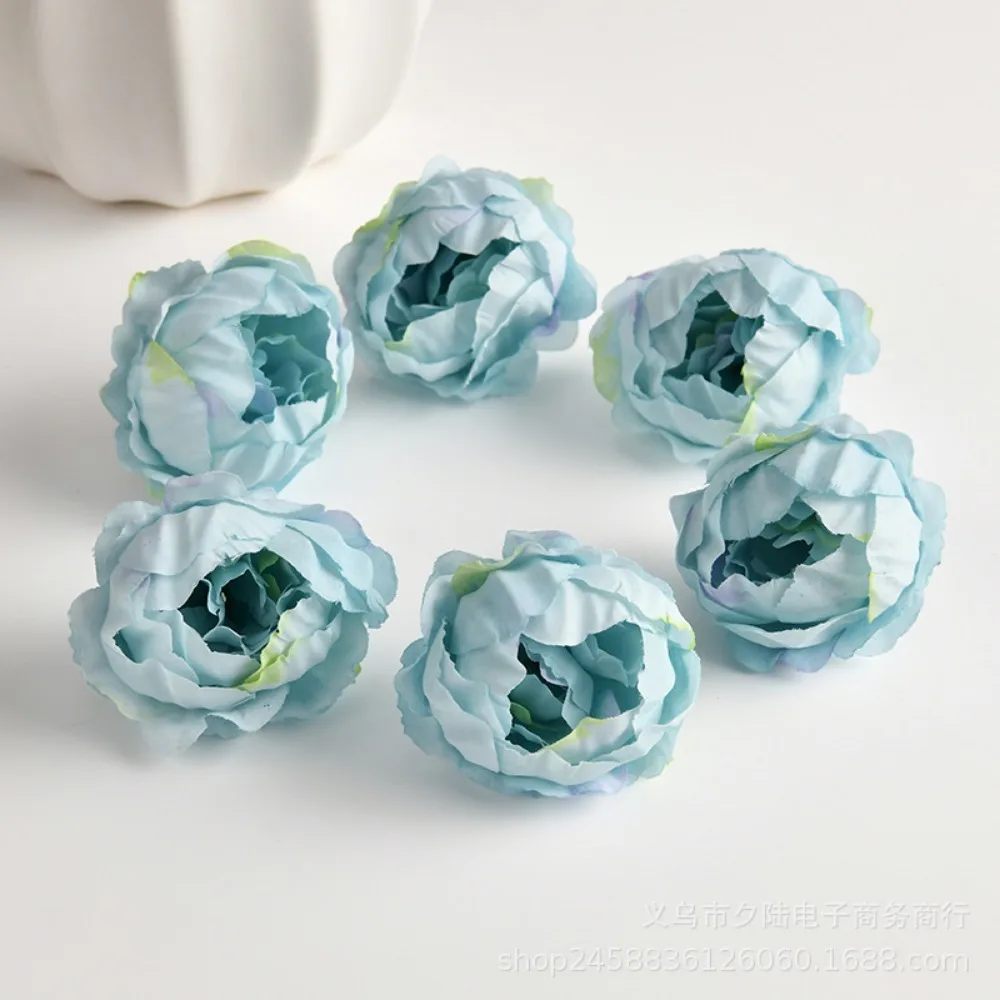 10/20Pcs Rose Artificial Flowers Heads for Home Decortion Party Wedding Decor Accessories Garden Crafts Manual Christmas Wreath
