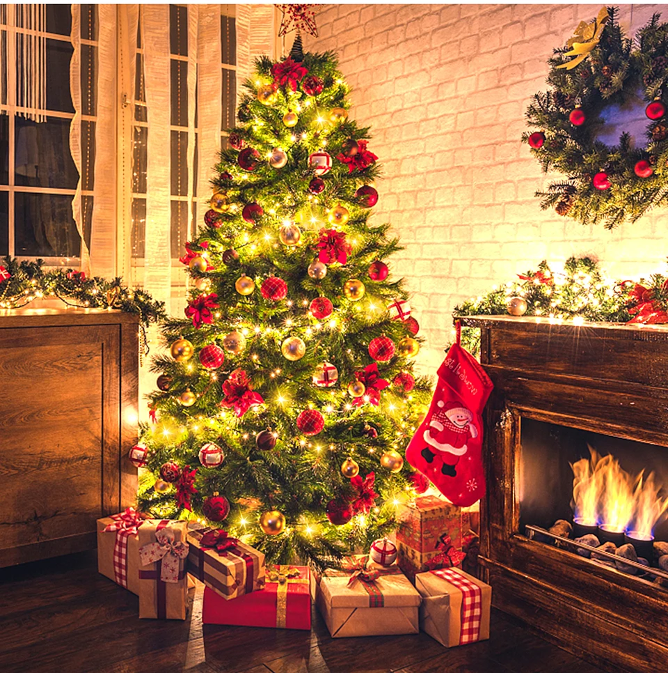 110V 220V LED Christmas Lights Fairy Garland String Light 10M- 100M EU / US Plug For Outdoor Garden Holiday New Year Party Decor